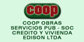 Coop Obras - Servicios Pub - Soc - Credito Y Vivienda Edison Ltda